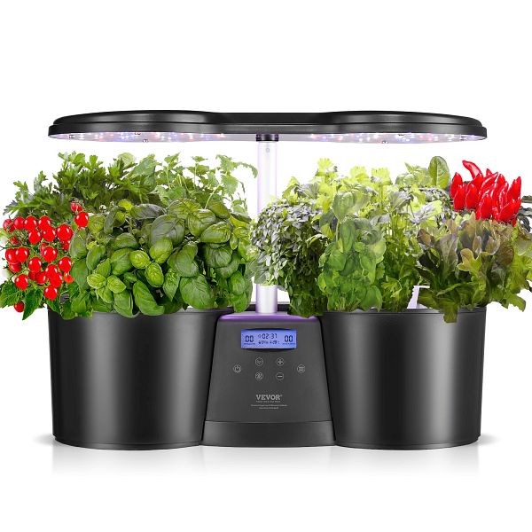 VEVOR Hydroponics Growing System, 12 Pods Indoor Growing System, ZWSZJ1LAYER3ABPCIV1