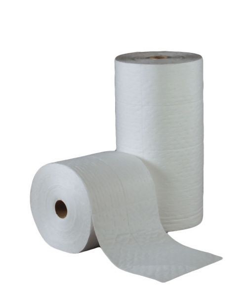 ENPAC Oil-Only Bonded Absorbent Roll, Heavyweight, Split 15” x 150’, White, ENP ORB15150