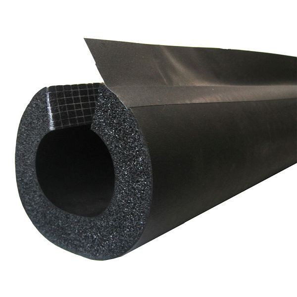 Jones Stephens 2-3/8" ID (2" IPS) Double Stick Rubber Pipe Insulation, 1/2" Wall Thickness, 60 ft. per Carton, I81200