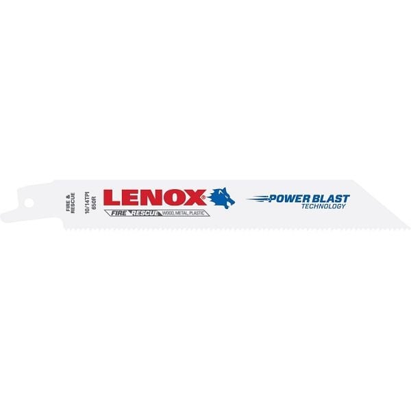 LENOX Reciprocating Saw Blade, B650R 6" x 3/4" x 050" x 10/14, 25 Pack, 20515B650R