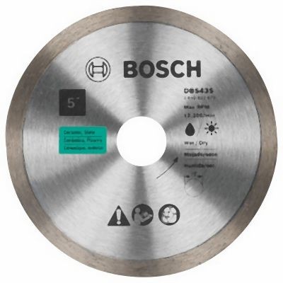 Bosch 5 Inches Continuous Rim Diamond Blade, 2610040910