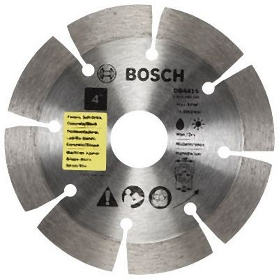 Bosch 4 Inches Standard Segmented Rim Diamond Blade for Universal Rough Cuts, 2610044249