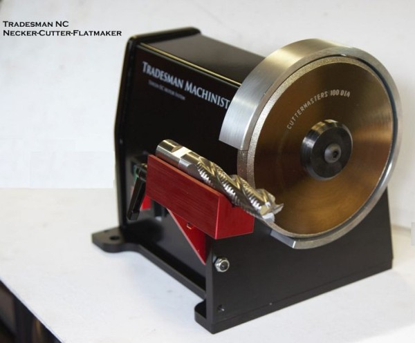 Cuttermasters Weldon Flat Maker Package, choose grinding wheel: CM-WF.25 makes a 1/4" wide flat, T6S-V