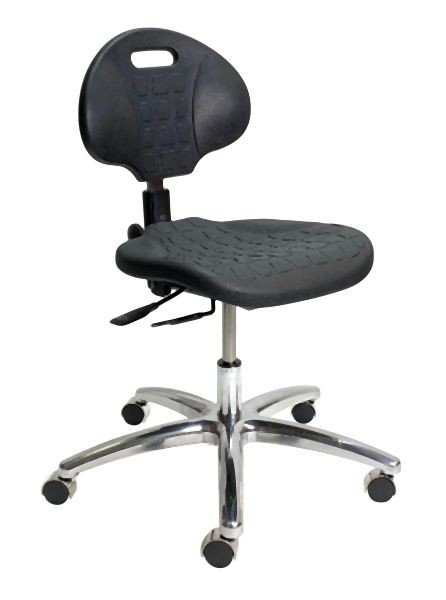 GK Chairs Standard Task Bench Height Poly 3 Series Chair, without Arms, P380AT-PP-A28P-R20-01-P