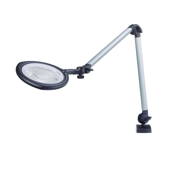 Waldmann TevisIO LED Magnifier, 31" Articulating Arm, 3.5 Diopter (1.88X), 13 W, 5000 K, Dimmable, with Seg Switching, 113713000-00805254