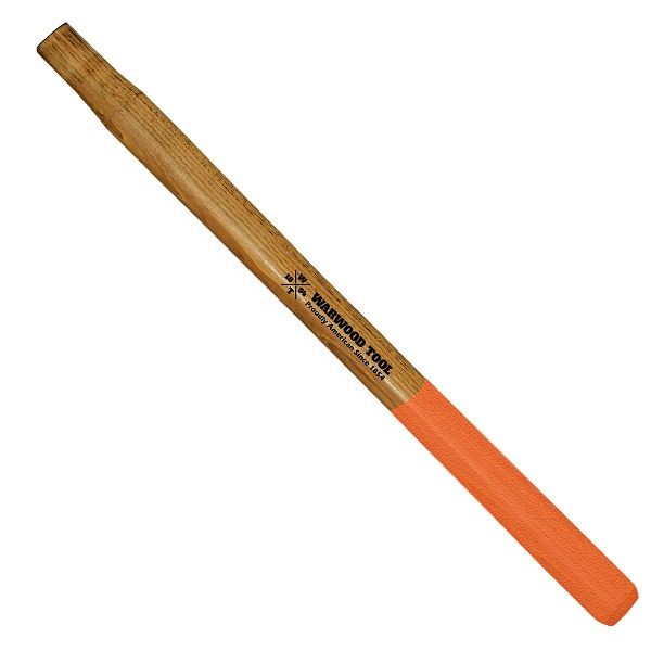 Warwood Tool 24” Hickory Safety Grip Handle, Eye Size 3/4" x 1-3/8", 90012