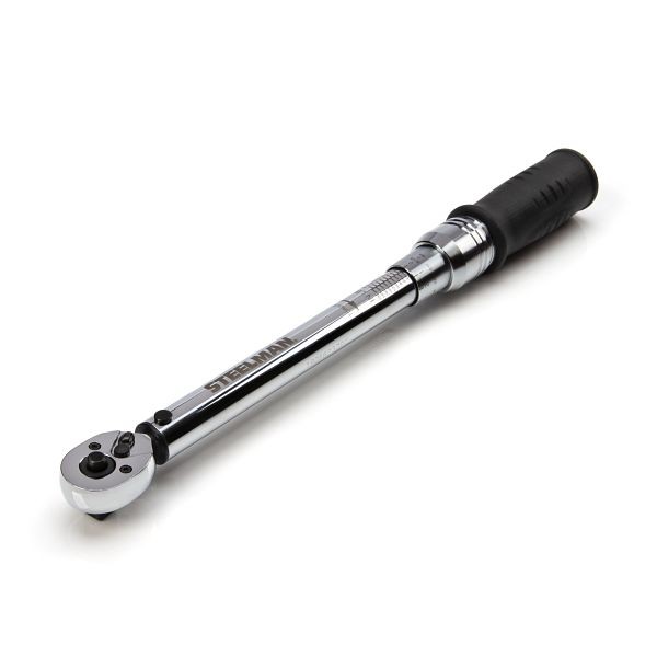 STEELMAN 3/8-Inch Drive 30-200 in-lb Micro-Adjustable Torque Wrench, 60464