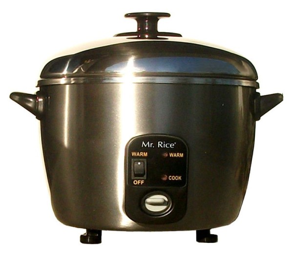 Sunpentown 3-cups Stainless Steel Rice Cooker/Steamer, SC-886