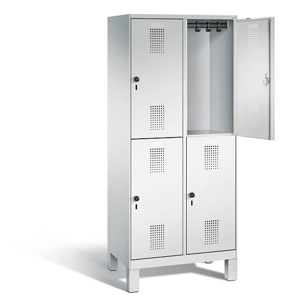 CP Furniture Wardrobe S 3000 Evolo, 150 mm high feet, 2 Compartments, Compartment width 400 mm, 49310-22