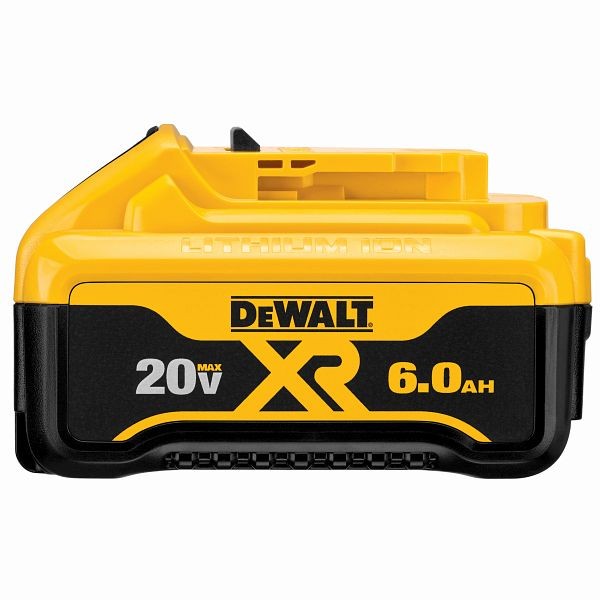 DeWalt 20V Max Premium XR 6.0 Ah Lithium Ion Battery Pack, DCB206