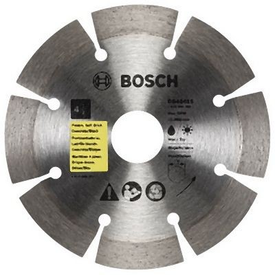 Bosch 4-1/2 Inches Standard Segmented Rim Diamond Blade for Universal Rough Cuts, 2610044250