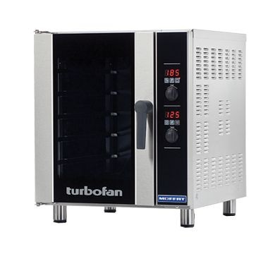 Moffat Turbofan E33D5 - Half Size Sheet Pan Digital Electric Convection Oven, WxDxH: 24x28.38x26.75", E33D5