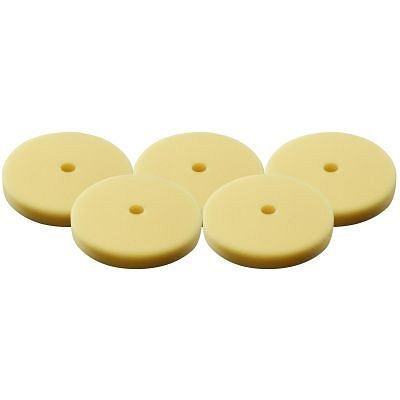 Milwaukee 5- Pieces, 3" Yellow Foam Polishing Pad for 2438-20, 49-36-5790