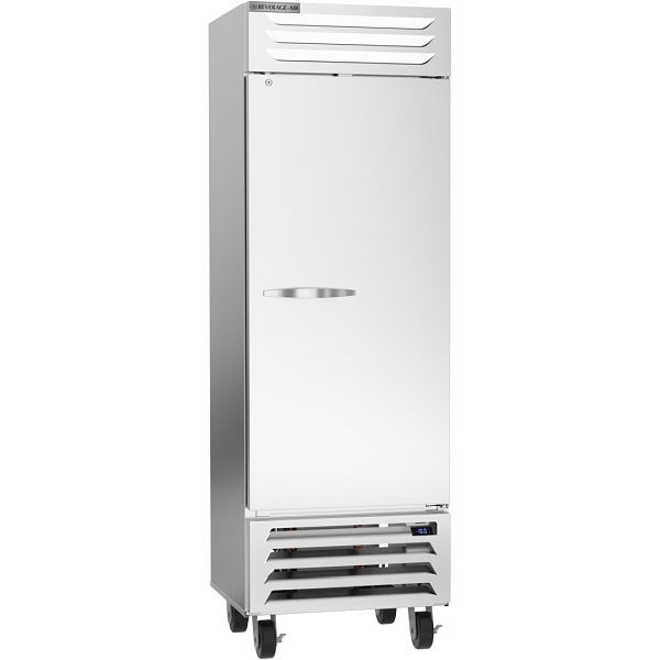 Beverage-Air Vista Series Solid Door Reach-in Freezer, Exterior Dimensions: WxDxH: 24” X 26” X 67 3/8”, FB12HC-1S