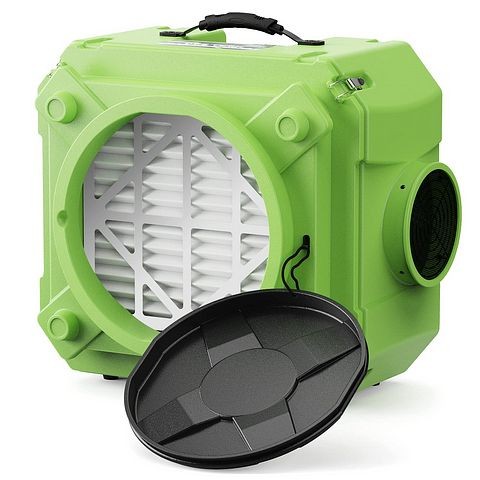 AlorAir CleanShield HEPA 550, Green, Air Scrubber with Filter Change Light and Variable Speed, X0026CX41N