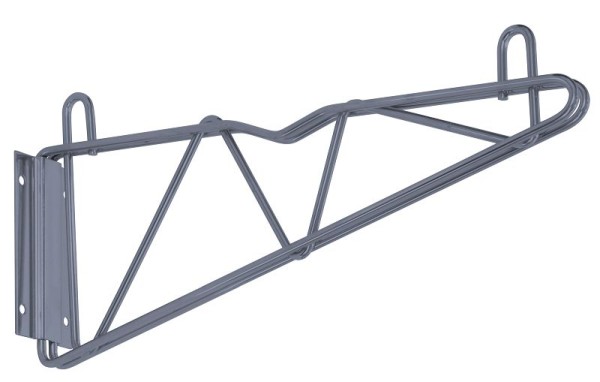 Quantum Storage Systems Cantilever Arm, single, wall mount, 2 12" cantilever arms, 2 wall mount brackets, gray epoxy, DWB12GY