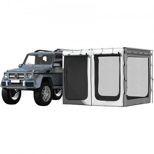 VEVOR Car Awning Room SUV Tent Room 8.2' x 8.2' Waterproof Windproof Shelter, CLY25002500MM4EJ4V0