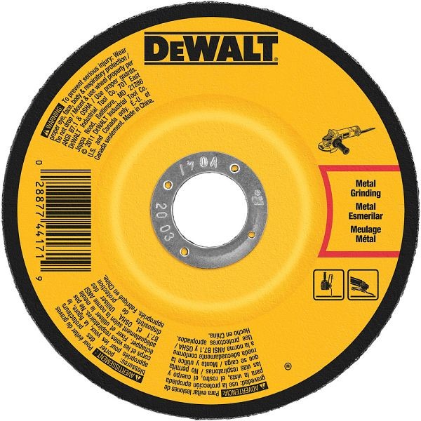 DeWalt 6" x 1/4" x 7/8" Fast Cutting Abrasive, DW4545