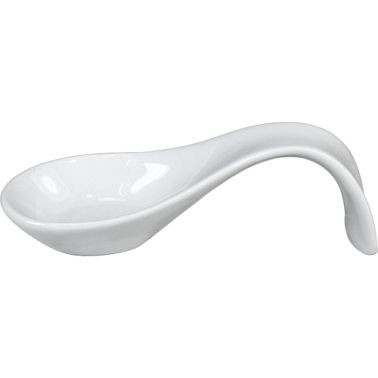 International Tableware Porcelain Sampling Spoon (0.5oz), Bright White, Quantity: 36 pieces, FA-407