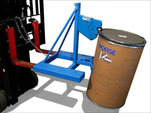 MORSE Morspeed 1000 Forklift Attachment, One Drum Handler, 1 Head for Drum, Fork Pockets Are 16.5" Apart, 1000 Lbs. Capacity, 286-1
