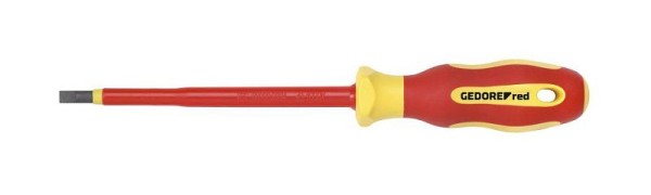 GEDORE red R39102514 VDE Screwdriver for slotted head screws, Blade width 0,098425 Inch, 3301400
