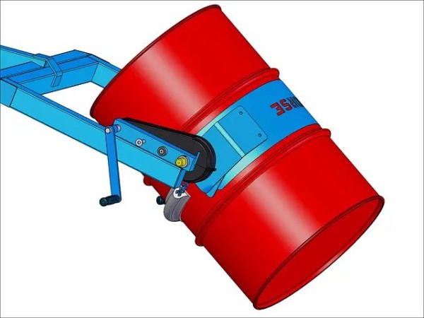 MORSE Hydra-Lift Karrier, 72" Maximum Dispensing Height, Hand Pump Drum Lift, Hand Crank Drum Tilt, 800 Lbs. Capacity, 400A-60