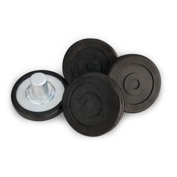 BendPak Round Lift Pads, 35 mm Pin, Set of 4, 5215753
