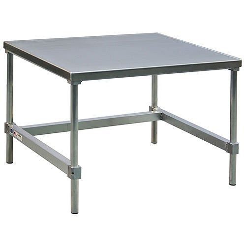 New Age Industrial 12 Gauge Aluminum Stationary Equipment Stand, 36"Wx30"D, 13036GS