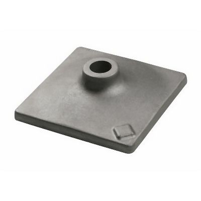 Bosch 6 Inches x 6 Inches Tamper Plate 1-1/8 Inches Hex Hammer Steel, 2610023840