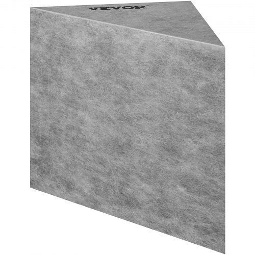 VEVOR Board Shower Bench Triangular Bench Ready to Tile & Waterproof 22.4x16x20", FS22625X16X209POQV0