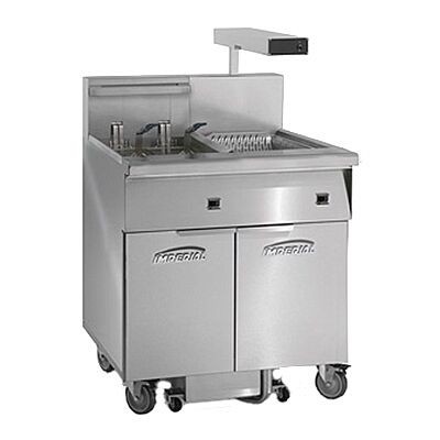 Imperial Fryer, electric, 50pounds capacity, computer controls, immersed elements, IFSCB150EC
