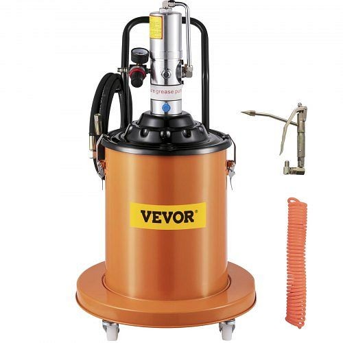 VEVOR 5 Gals Air Operated High Pressure Grease Pump with 15ft Hose, 20LHYJ00000000001V0
