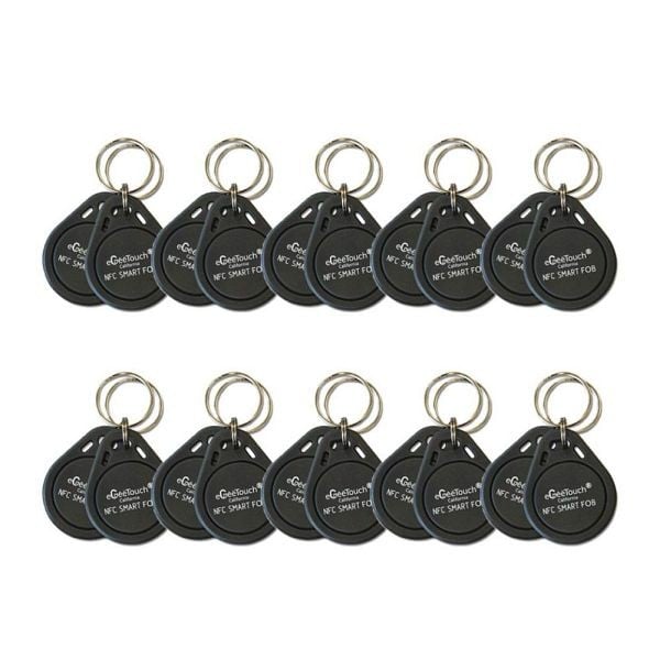 eGeeTouch Smart NFC Key Fobs (Pack of 20), 5-NFC-2020SF
