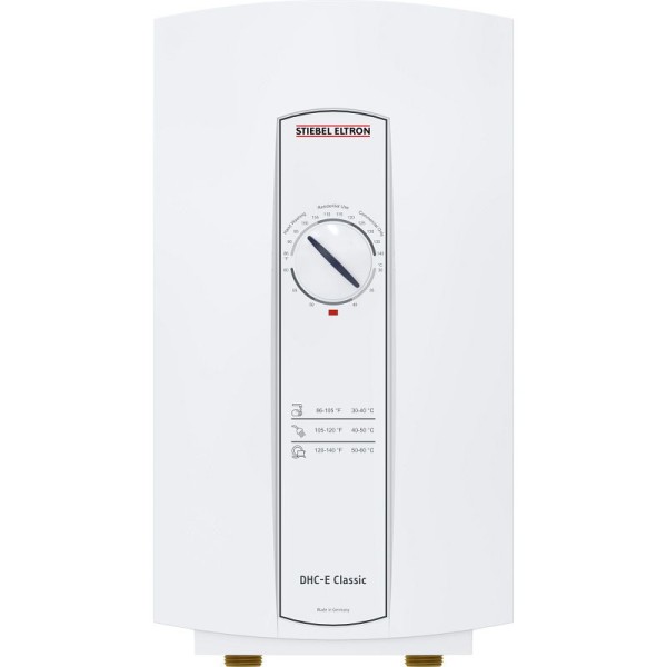 Stiebel Eltron DHC-E 8/10 Classic Copper Tankless Electric Water Heater with thermostat 240/208V, 7.2/9.6 kW, 203671