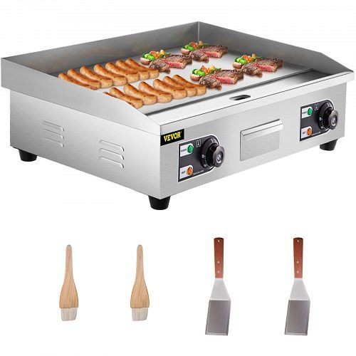 VEVOR 3000w 30" Commercial Electric Countertop Griddle Flat Top Grill Hot Plate Bbq, DPL30YC820PJCMS01V1