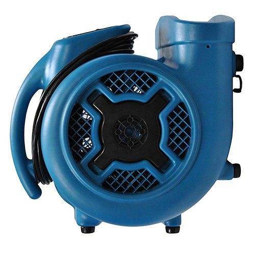 XPOWER 3/4 HP 3200 CFM, 3 Speed, Air Mover, Carpet Dryer, Floor Fan, Blower, P-800-Blue