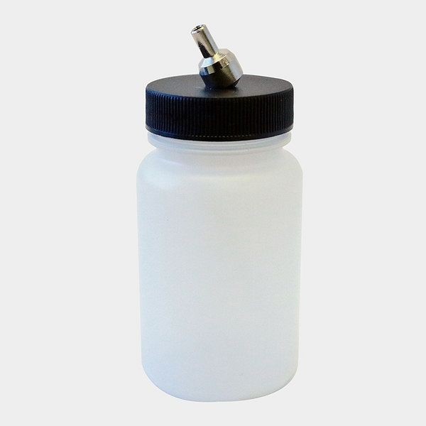 Paasche 3 oz./88cc Plastic Bottle Assembly, Fits Paasche VL, TS, SI airbrushes, VLP-3-OZ