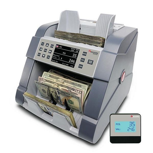 Cassida Premium Bank-Grade Mixed Denomination Money Counter Machine, B-8800R