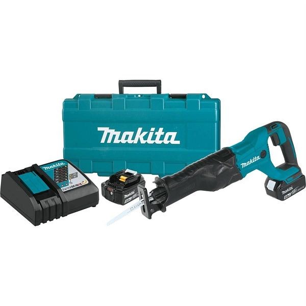 Makita 18V LXT 5.0 Ah Cordless Reciprocating Saw Kit, XRJ04T