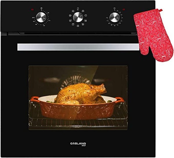 GASLAND 24" Built-in Electric Oven, 9 Cooking Function, Black, ES609MB