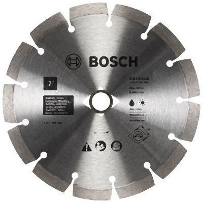 Bosch 7 Inches Standard Segmented Rim Diamond Blade with DKO for Soft Materials, 2610044265