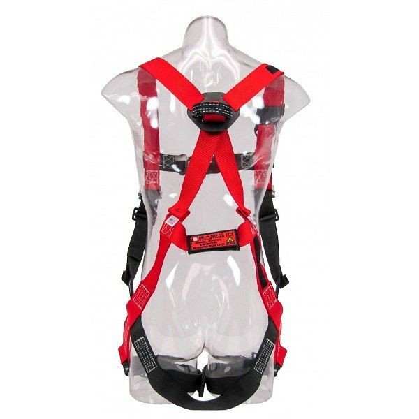 Bashlin "H" Style Harness with Fixed Chest Strap and Nylon Loop Back Attachment, 662RA-O