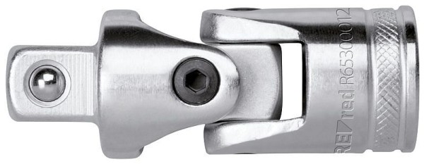 GEDORE red Universal joint, 1/2" 12.5 mm square drive, 66 mm long, Adapter, Tool, Chrome-plated steel, R45300012, 3300407