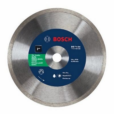 Bosch 7 Inches Premium Continuous Rim Diamond Blade for Clean Cuts, 2610037458