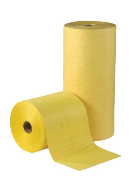 ENPAC Aggressive Bonded Absorbent Roll, Heavyweight, Split 15” x 150’, Yellow, ENP HRB15150