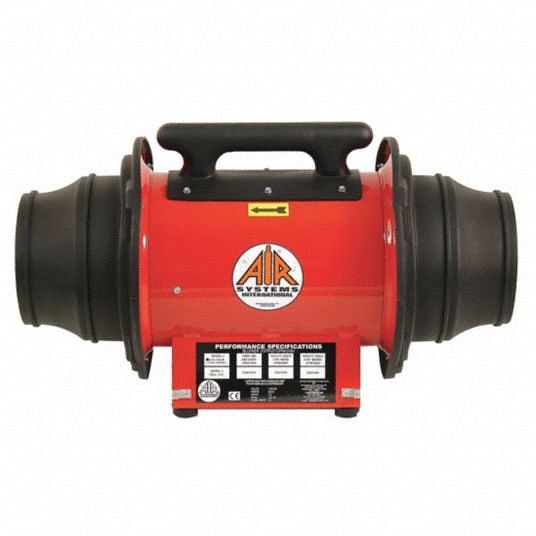 Air Systems International Axial Explosion Proof Confined Space Fan, 1/3 hp HP, 115V AC Voltage, SVF-10EXP