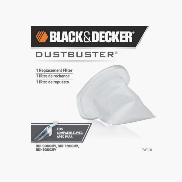 BLACK+DECKER Vacuum Filter for Filter, 1 Pack, EVF100