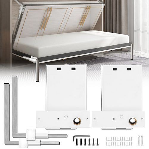 VEVOR DIY Murphy Bed Springs Mechanism Hardware Kit Horizontal for Twin Size Bed, CJCFCJ00000000001V0