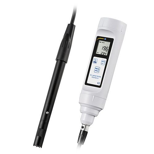 PCE Instruments Dissolved Oxygen Meter with Automatic Temperature Compensation, PCE-WO2 10