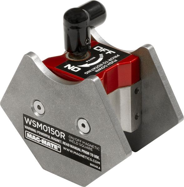 Mag-Mate On/Off Magnetic Weld Square, 80 lb Hold, WSM0150R